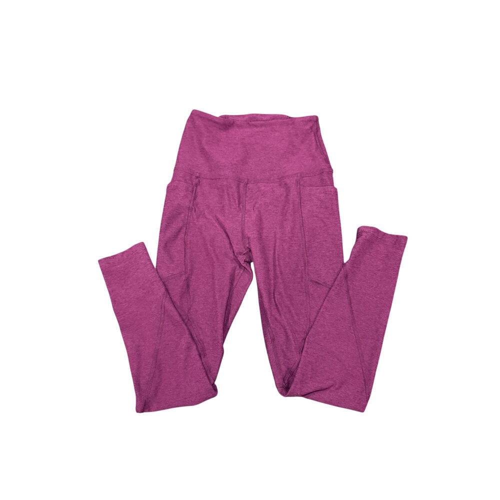 Beyond Yoga Spacedye Out Of Pocket High Waisted Midi Legging Small Magenta/DarMa